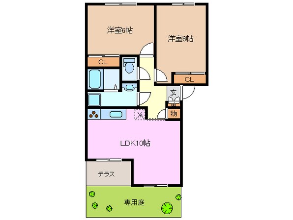 伊勢朝日駅 徒歩25分 1階の物件間取画像